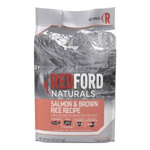 Redford Naturals Salmon & Brown Rice Recipe Adult Dry Dog Food, 40 Pounds