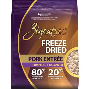 Zignature Pork Entree Freeze Dried Dog Food