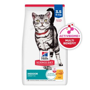 Hill's Science Diet Adult Indoor Chicken Recipe Dry Cat Food, 3.5 Pound Bag