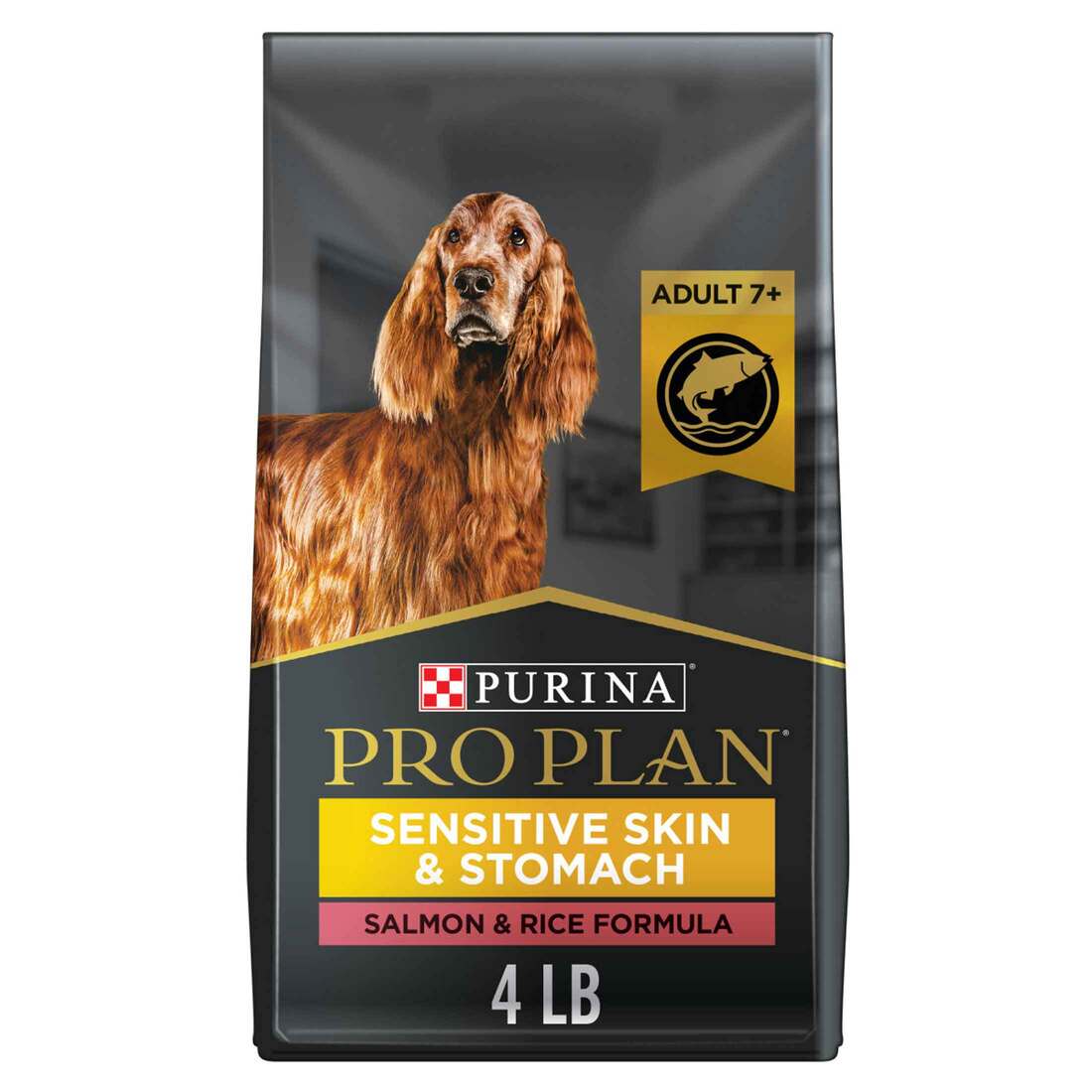 Purina Pro Plan Sensitive Skin & Stomach Dog Food, Dry Dog Food for SENIOR Dogs Adult 7+ Salmon & Ri - Image 2