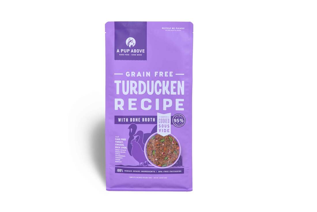 A Pup Above Gently Cooked Dog Food