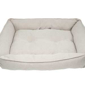 Play On Dog Bed, Grey Box Bed