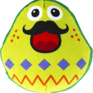 Play On Cinco De Mayo Plush Avocado Cat Toy