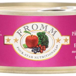 Fromm Four-Star Natural Wet Cat Food, Chicken, Duck & Salmon Pâté, 5.5 Ounces