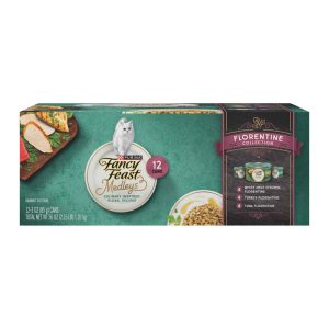 Purina Fancy Feast Wet Cat Food Medleys Florentine Wet Cat Food Variety Pack - (12) 3 Ounce Cans