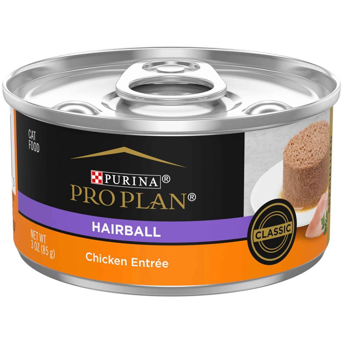 Purina Pro Plan Hairball Control, Pate Wet Cat Food