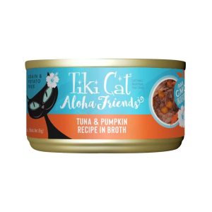 Tiki Cat Aloha Friends Wet Cat Food, Tuna & Pumpkin, 3 Ounces
