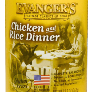 Evangers Heritage Classic  Chicken and Rice Wet Dog Food, 12.5 Ounces