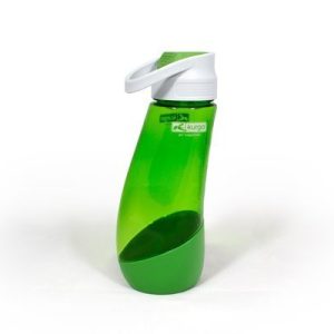 Kurgo Gourd H2O Bottle & Dog Bowl, 24 Ounces, Grass Green