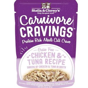 Stella & Chewy's Carnivore Cravings Natural Wet Cat Food, Chicken & Tuna Recipe, 2.8 Ounces