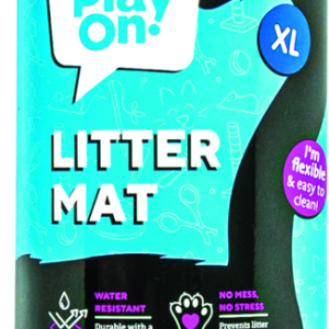 Play On PVC Litter Mat, 30IN X 24IN
