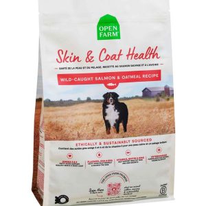 Open Farm Skin and Coat Health Dry Dog Food, Salmon and Oatmeal, 22 Pounds