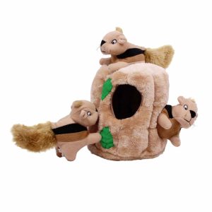 Outward Hound Hide-A-Squirrel, Brown, Large