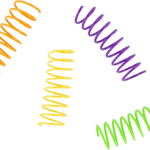 Play On Extra Large Springs Cat Toy, 4 Pack