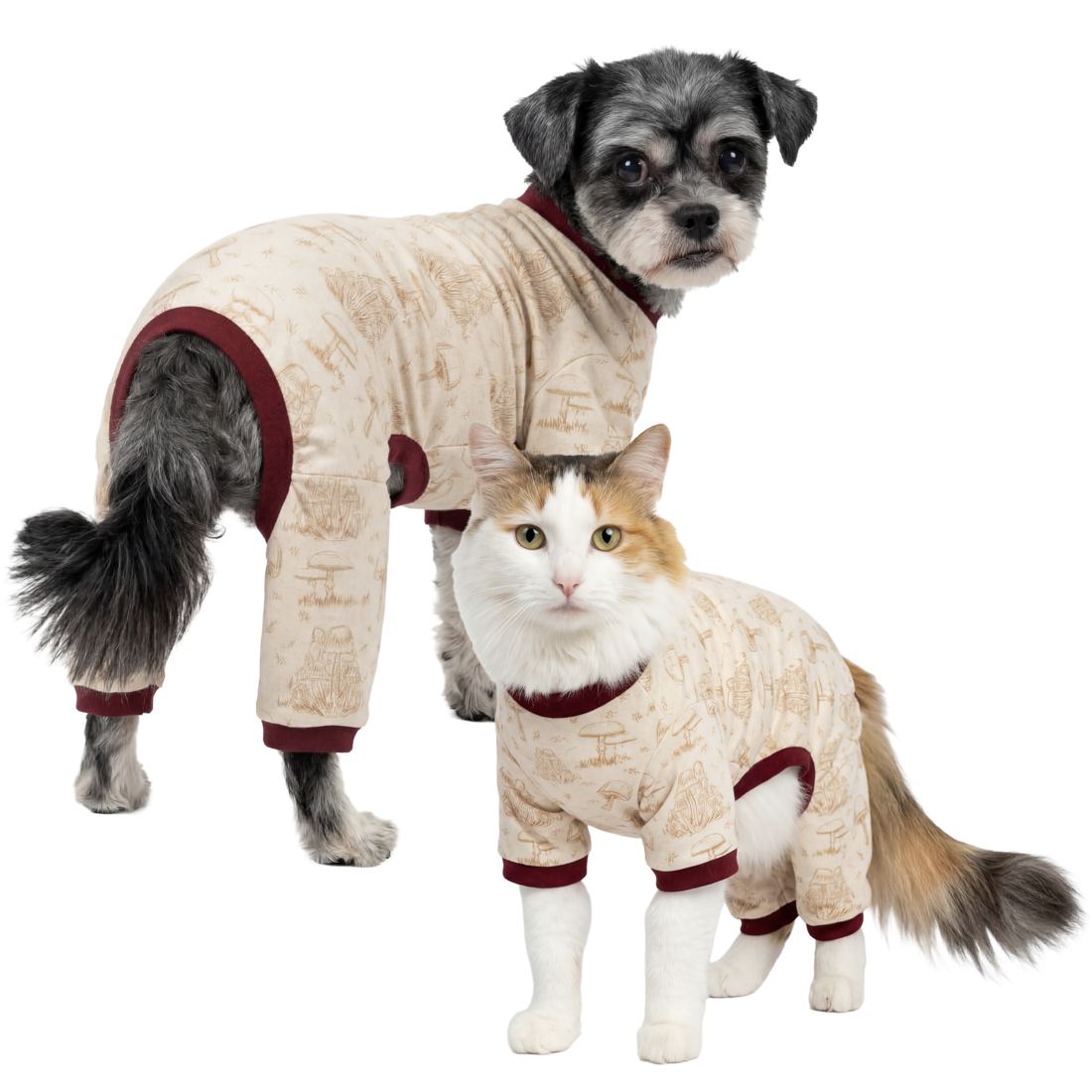 Play On Mushroom Dog or Cat Pajamas