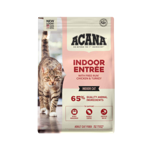 ACANA? Dry Cat Food for Indoor Cats, Indoor Entr??e, Chicken, Turkey, Whole Herring, and Rabbit, 4 Po