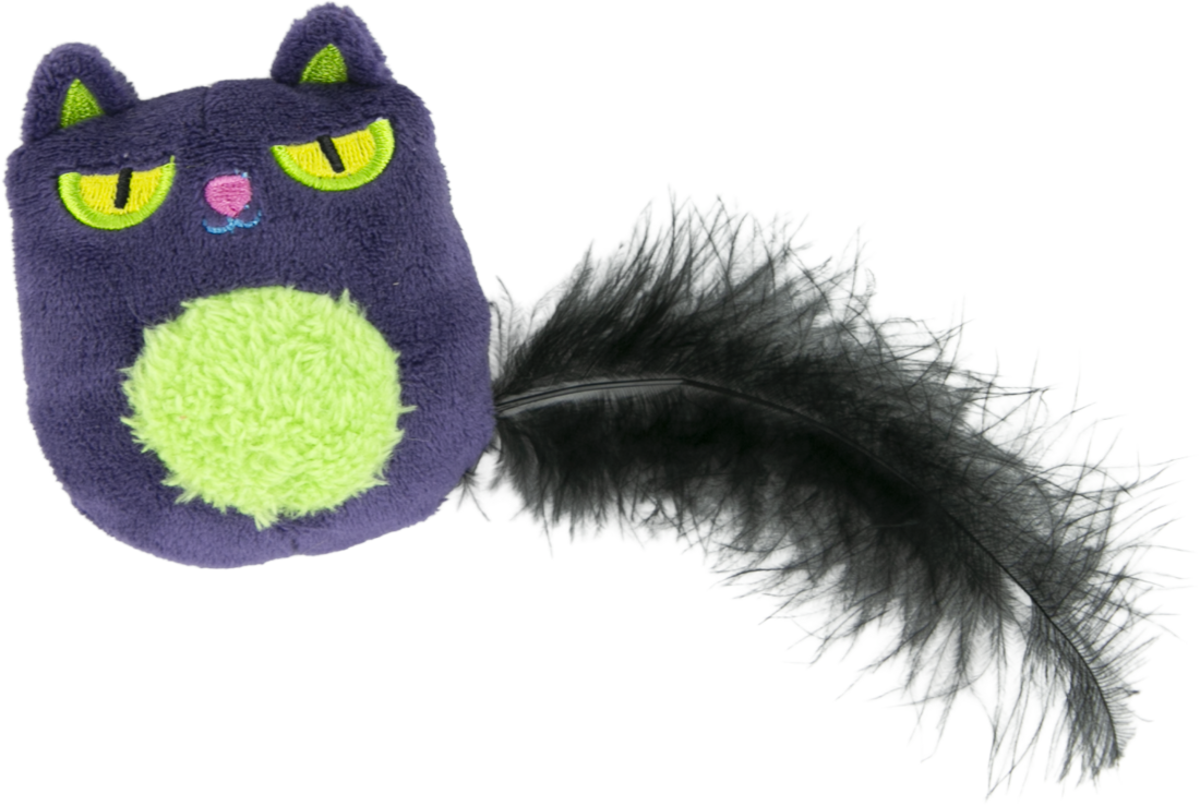 Play On Owl Plush Cat Toy