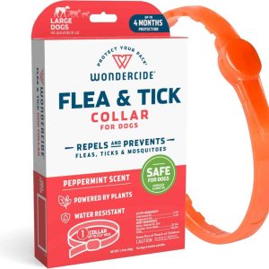 Wondercide Flea and Tick Dog Collar, Peppermint, Large, 1 Count