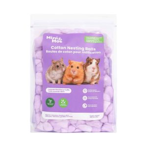 Mini & Moe Small Animal Bedding Nesting Cotton Balls, Lavender