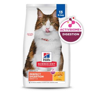 Hill's Science Diet Adult Perfect Digestion Chicken, Barley, & Whole Oats Recipe Dry Cat Food