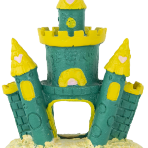 Fins First Aquarium Décor, Heart Castle, Small