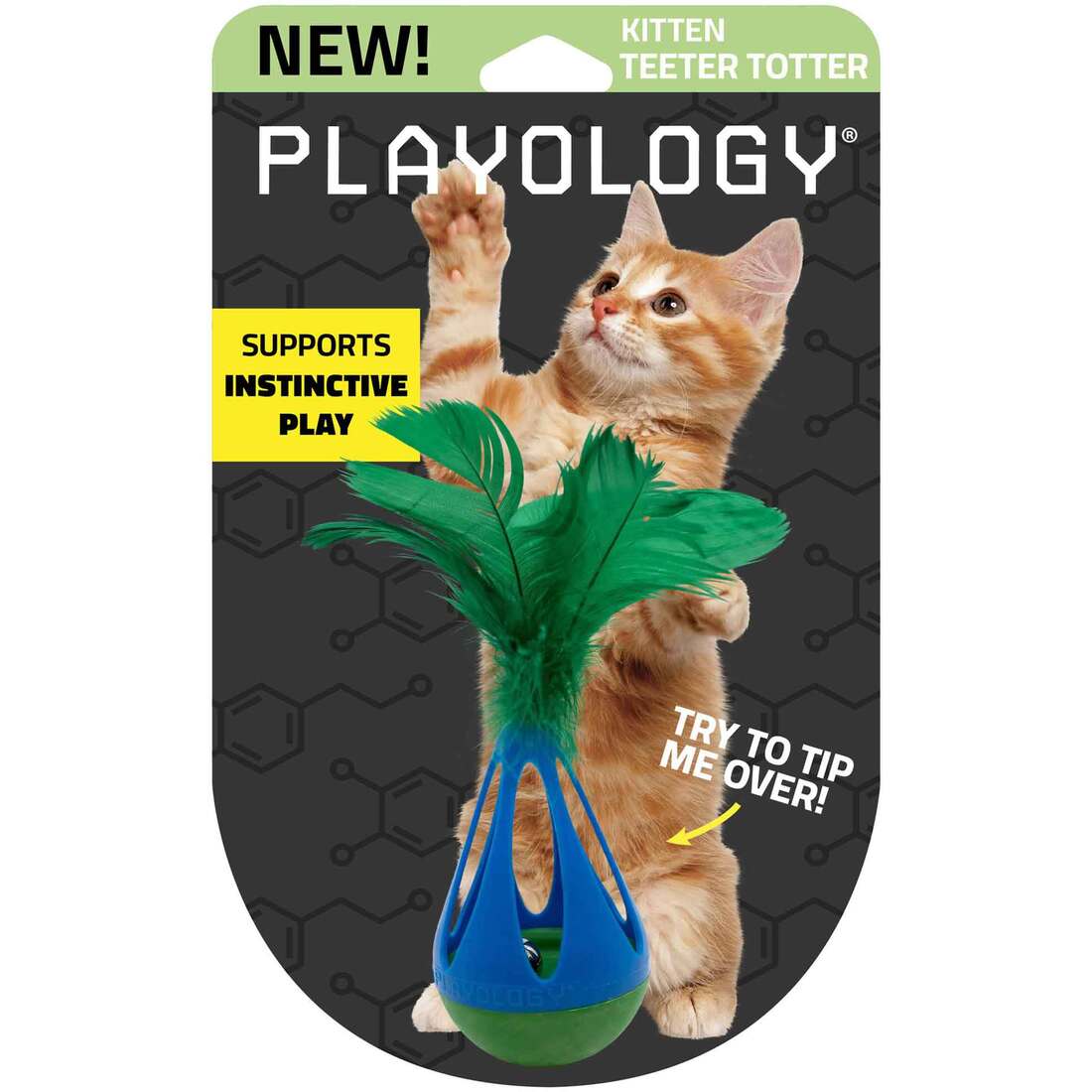 Playology Kitten Wobbler Cat Toy
