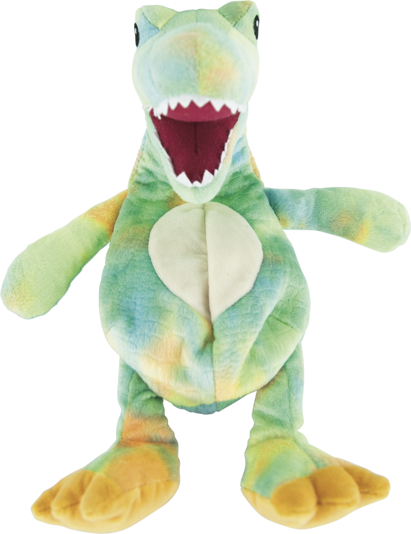 Play On Plush Dinsoaur Dog Toy