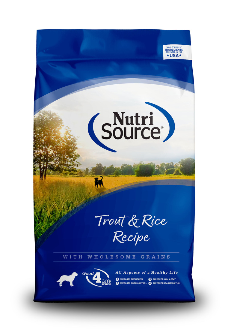 NutriSource Dry Dog Food, Trout and Rice, 26 Pounds