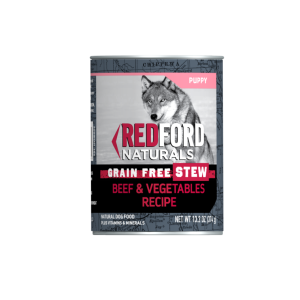 Redford Naturals Grain Free Stew Puppy Beef & Vegetables Recipe Wet Dog Food, 13.2 Ounces