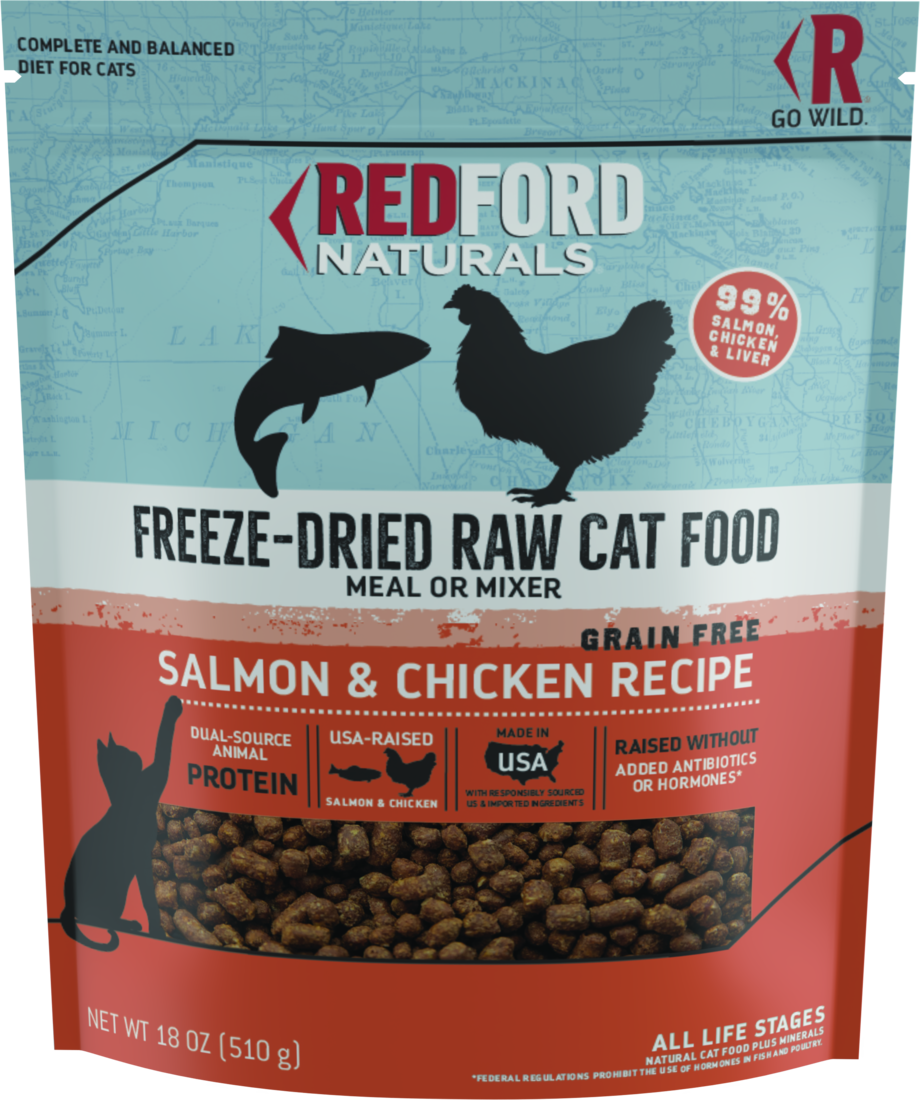 Redford Naturals Freeze-Dried Grain Free Salmon and Chicken Recipe Cat Food