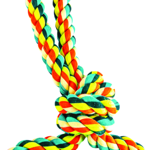 Play On Dog Toy Rope with Spike TPR Bone