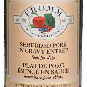 Fromm Four-Star Shredded Pork in Gravy Entrée Wet Dog Food, 12 Ounces