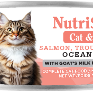 NutriSource Grain Free Wet Cat Food, Ocean Select, 5.5 Ounces