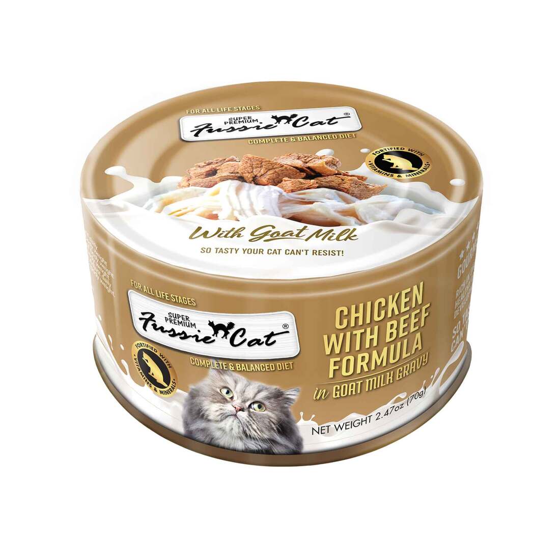 Fussie Cat Wet Cat Food, Premium Goat Milk - Image 3