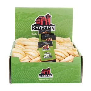 Redbarn Puff Braid Dog Treat, Large, 1 Each