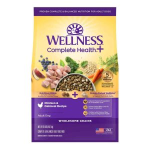 Wellness Complete Health+ Dry Dog Food, Chicken & Oatmeal Recipe