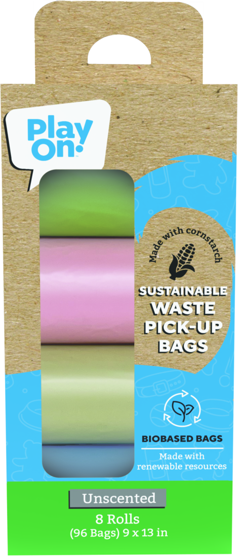 Play On Sustainable Waste Pick-up Bags, Unscented