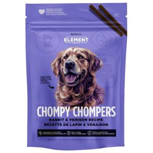 NutriSource Element Series Chompy Chompers Dog Treats, Rabbit & Venison, 6 Ounces