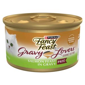 Fancy Feast Gravy Lovers Pate Wet Cat Food, Salmon, 3 Ounces