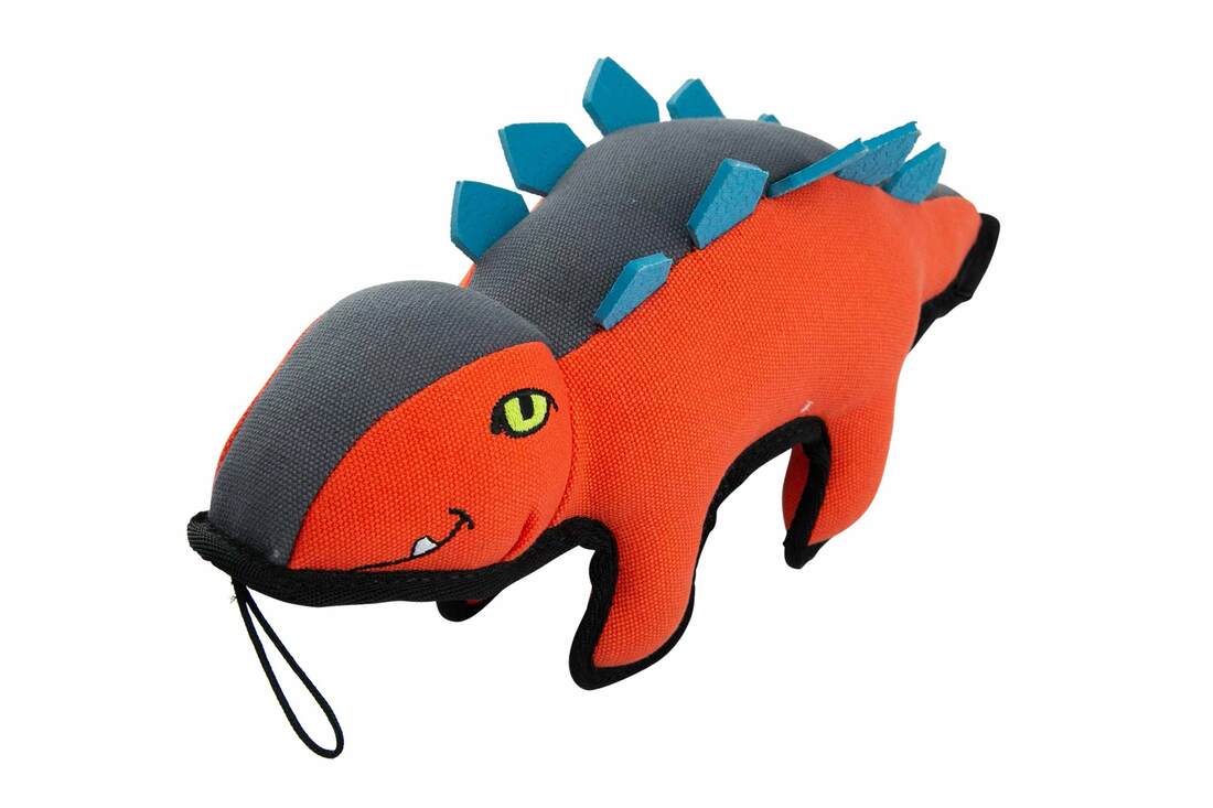 Play On Dog Toy, Plush Tough Dino