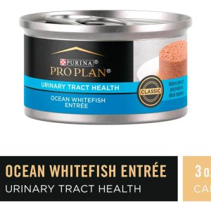 Purina Pro Plan Urinary Tract Cat Food Wet Pate, Ocean Whitefish Entree - 3 Ounce Pull-Top Can