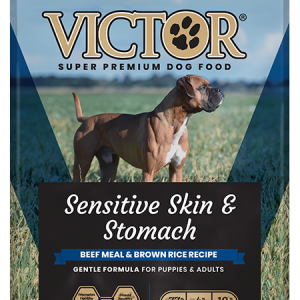 Victor Sensitive Skin & Stomach Dry Dog Food, Beef Meal and Brown Rice