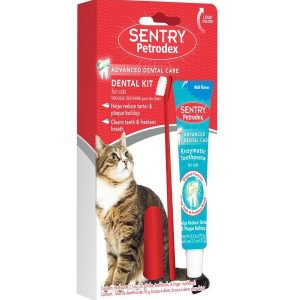 SENTRY® Petrodex® Advanced Dental Care Dental Dental Care Kit for Cats, Malt Toothpaste