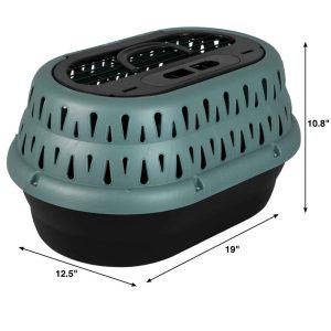 Petmate Top Load Travel Kennel, 19 Inches, Up To 10 Pounds