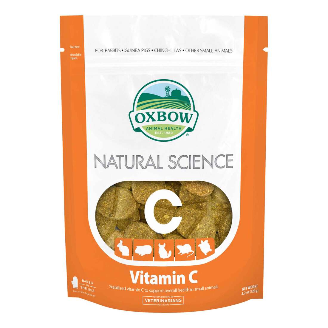 Oxbow Natural Science Vitamin C Small Animal Supplement