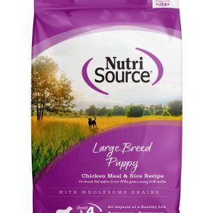 NutriSource Large Breed Dry Puppy Food, Chicken and Rice, 26 Pounds