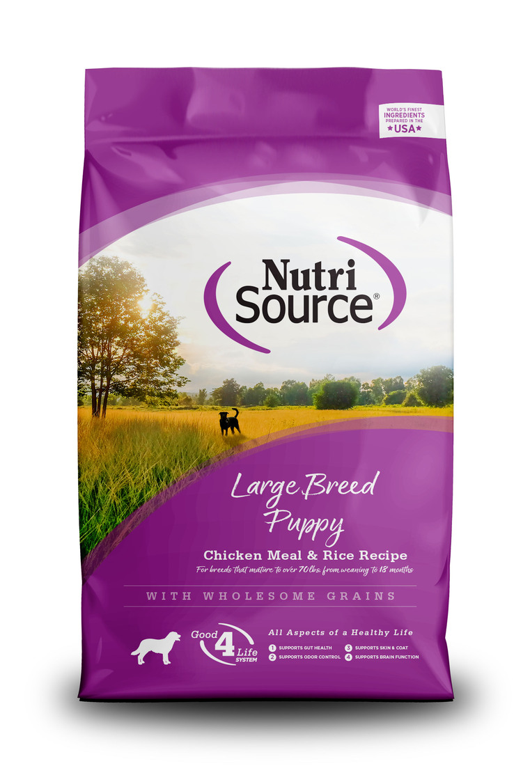 NutriSource Large Breed Dry Puppy Food, Chicken and Rice, 26 Pounds