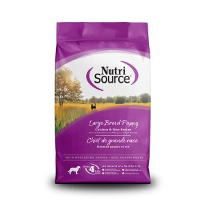 NutriSource Large Breed Chicken & Rice Puppy Dry Dog Food, 4 Pounds