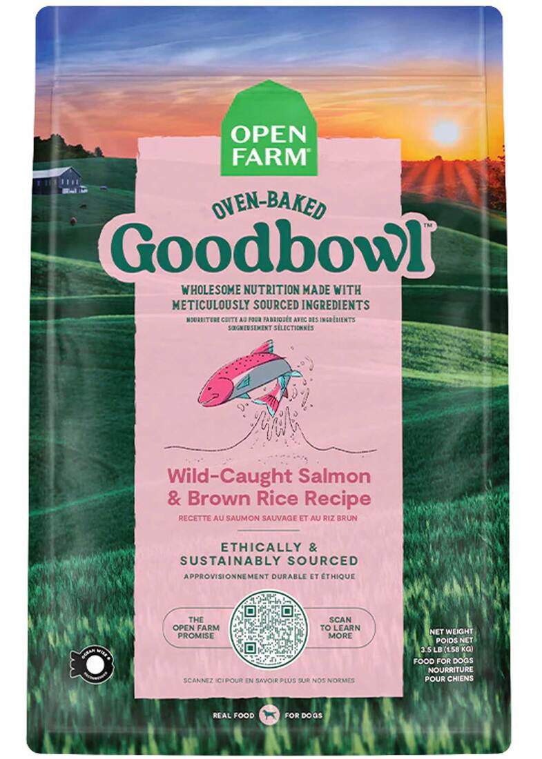 Open Farm Goodbowl Wild-Caught Salmon & Brown Rice Recipe Dry Cat Food