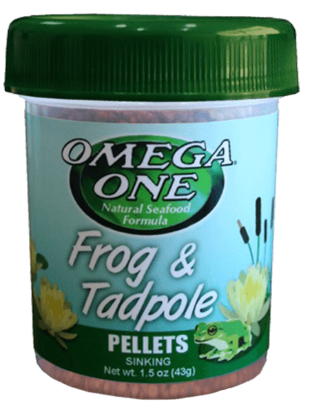 Omega One Frog & Tadpole Pellets, 1.2 Ounces